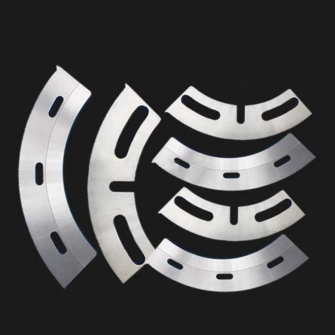 SKD-11 Cornice ondulata coltello a fessura OEM / ODM Arco a forma di scatola di cartone Macchina serrated Slotter Blade 0