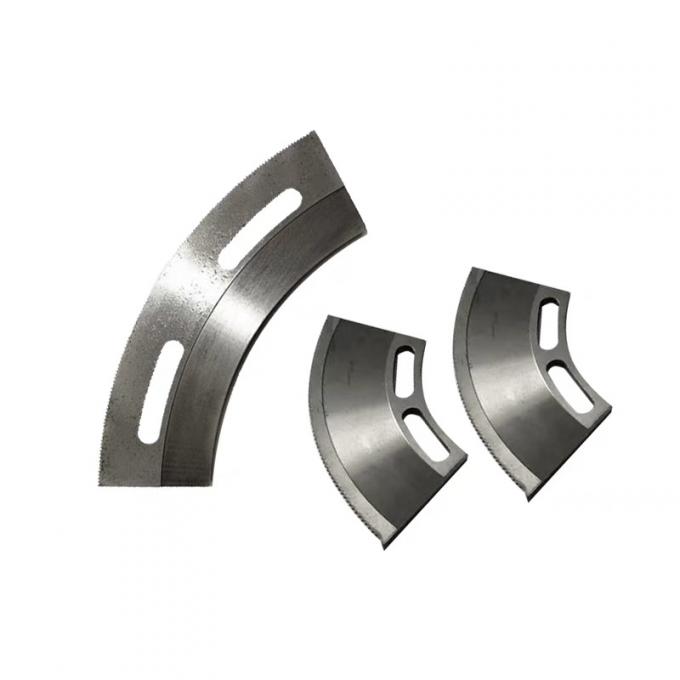 SKD-11 Cornice ondulata coltello a fessura OEM / ODM Arco a forma di scatola di cartone Macchina serrated Slotter Blade 1