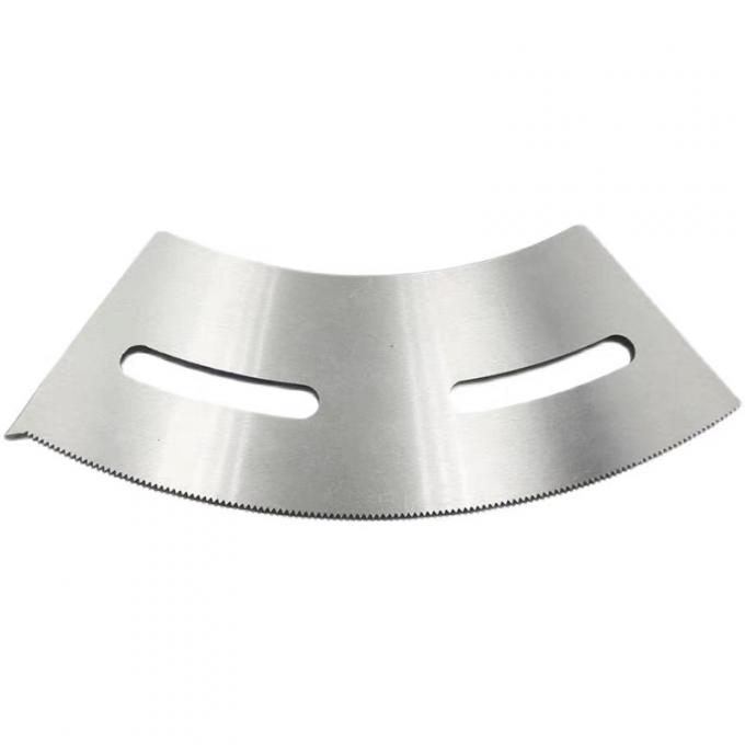 SKD-11 Cornice ondulata coltello a fessura OEM / ODM Arco a forma di scatola di cartone Macchina serrated Slotter Blade 3