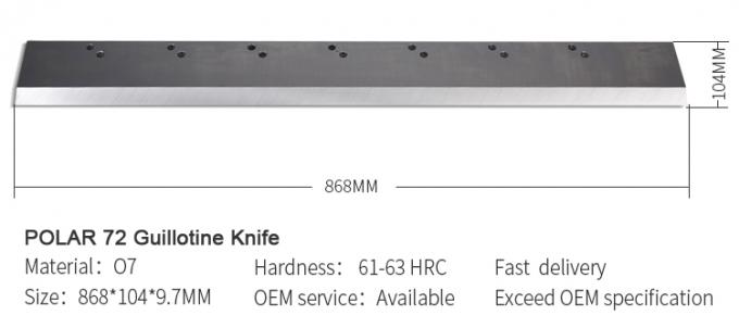 Carta Gilliottina Leggetta dritta con lama polare per la macchina di taglio carta 0