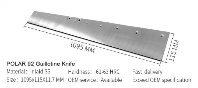 Carta Gilliottina Leggetta dritta con lama polare per la macchina di taglio carta 1