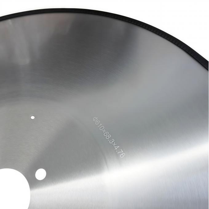 Automatizzazione 610 mm Coltello a segatura a tronco circolare a sfondo Componente di base Lama per taglio e taglio di carta tissuta 1