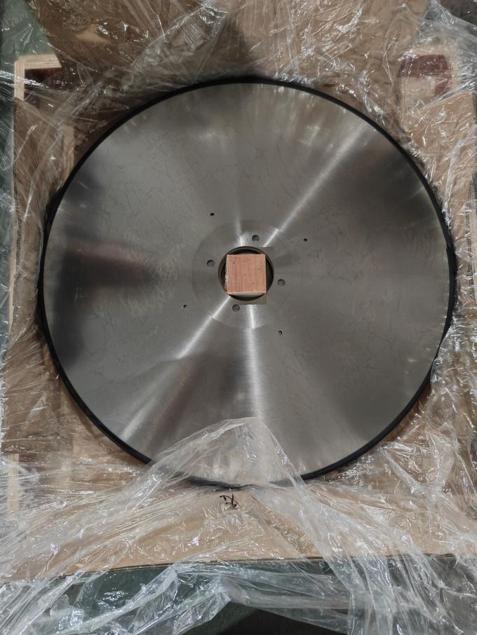 Automatizzazione 610 mm Coltello a segatura a tronco circolare a sfondo Componente di base Lama per taglio e taglio di carta tissuta 3