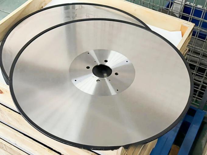 Automatizzazione 610 mm Coltello a segatura a tronco circolare a sfondo Componente di base Lama per taglio e taglio di carta tissuta 6