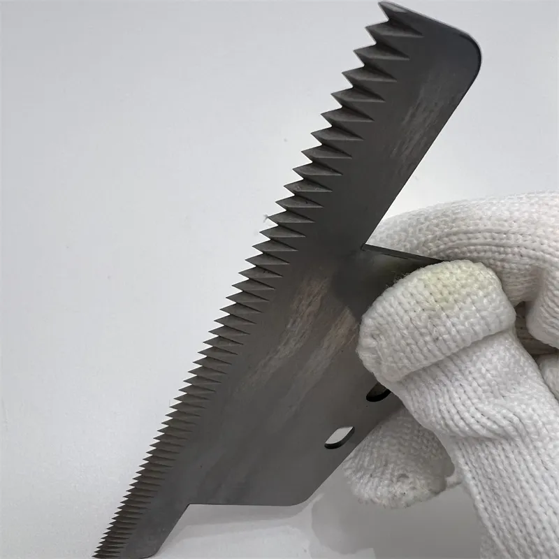 Coltelli di taglio di carta di plastica Lame da taglio dentale Imballaggio denti dentellati Lama da segatura 4