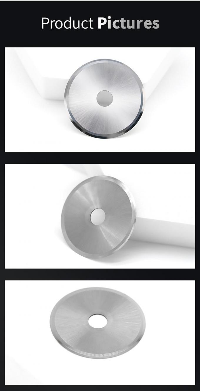 OEM / ODM coltello circolare taglio del nastro gommoso di carta tubo di taglio lama rotonda 5