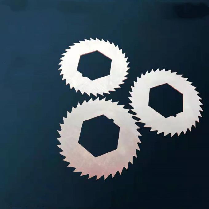 Taglio pellicola seghetta Taglio lama Taglio borsa di plastica serrated lama nastro di sigillamento macchina coltello dentale 1